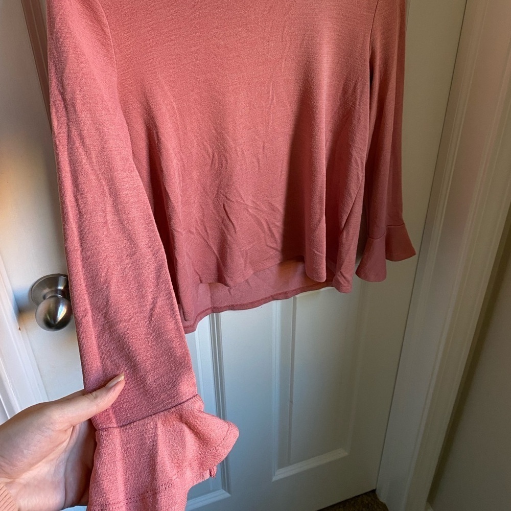BUNDLE (2) GAP Flutter Long Sleeve Girly Tops Women’s XS/ SP Valentine’s Day - Picture 3 of 11